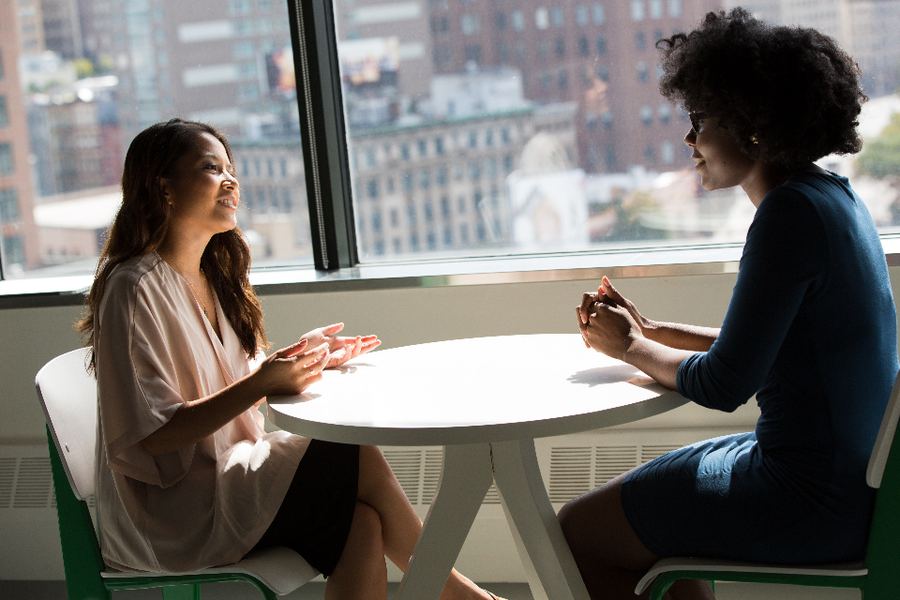 An accountant in a meeting with a client